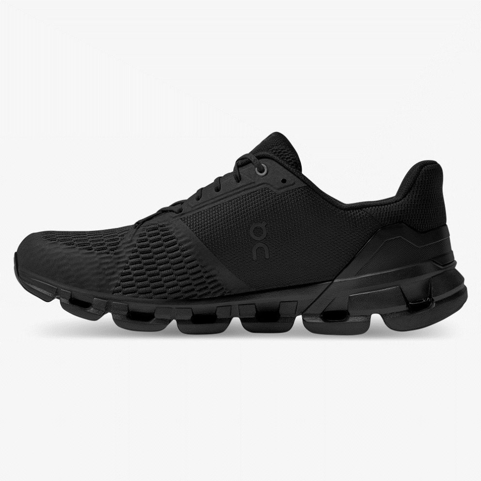 On Cloudflyer Men's Running Shoes Black | JYF562-CA