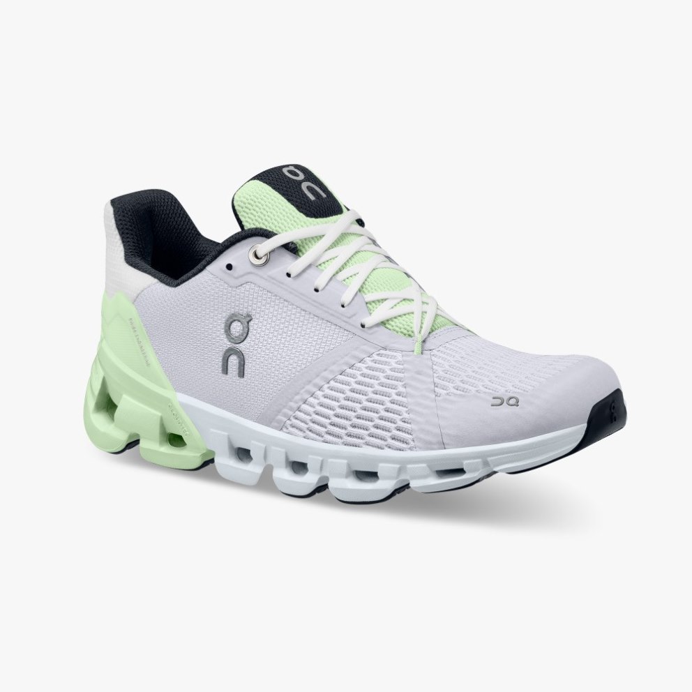 On Cloudflyer Women's Running Shoes White / Mint | AHN803-CA