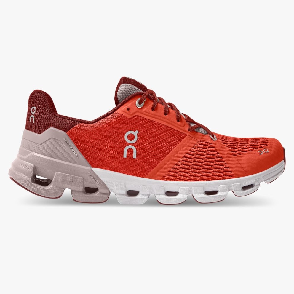 On Cloudflyer Women\'s Running Shoes Red | TGL309-CA