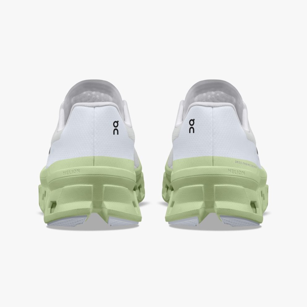 On Cloudmonster Women's Running Shoes Light Grey / Mint | ZNK240-CA