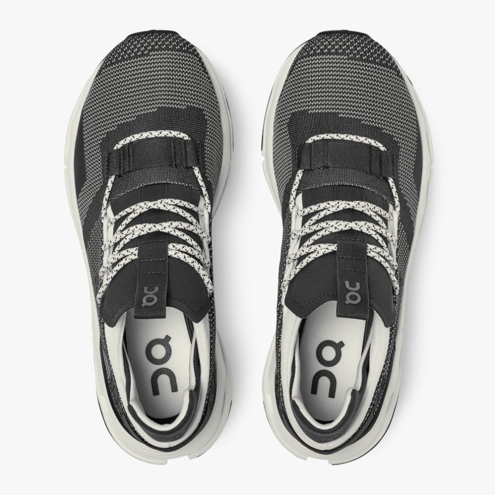 On Cloudnova Men's Sneakers Black | VLA536-CA