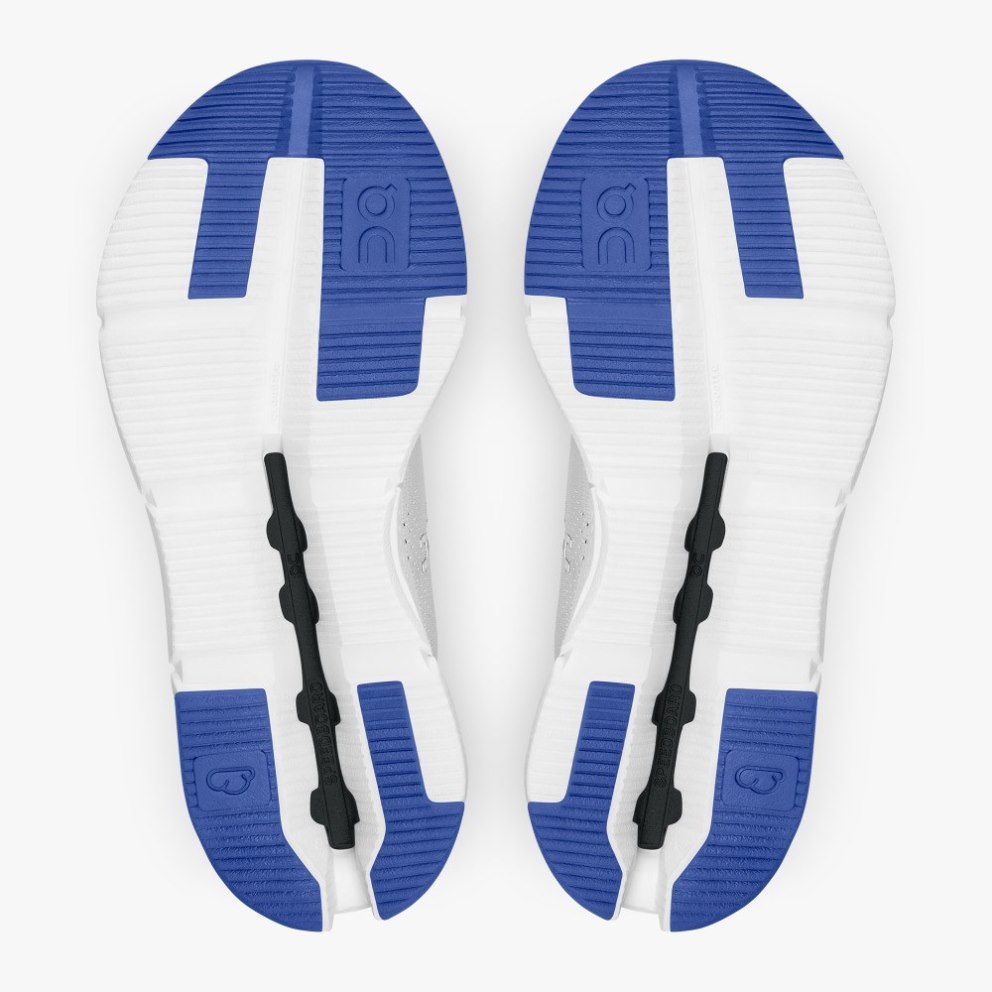 On Cloudnova Women's Sneakers White / Blue | PJY791-CA