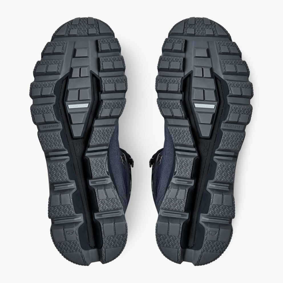 On Cloudridge Men's Hiking Boots Navy | GYS938-CA