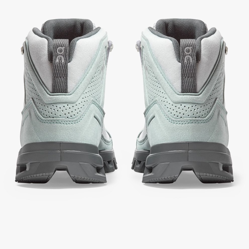 On Cloudridge Women's Hiking Boots White / Mint | BAY832-CA
