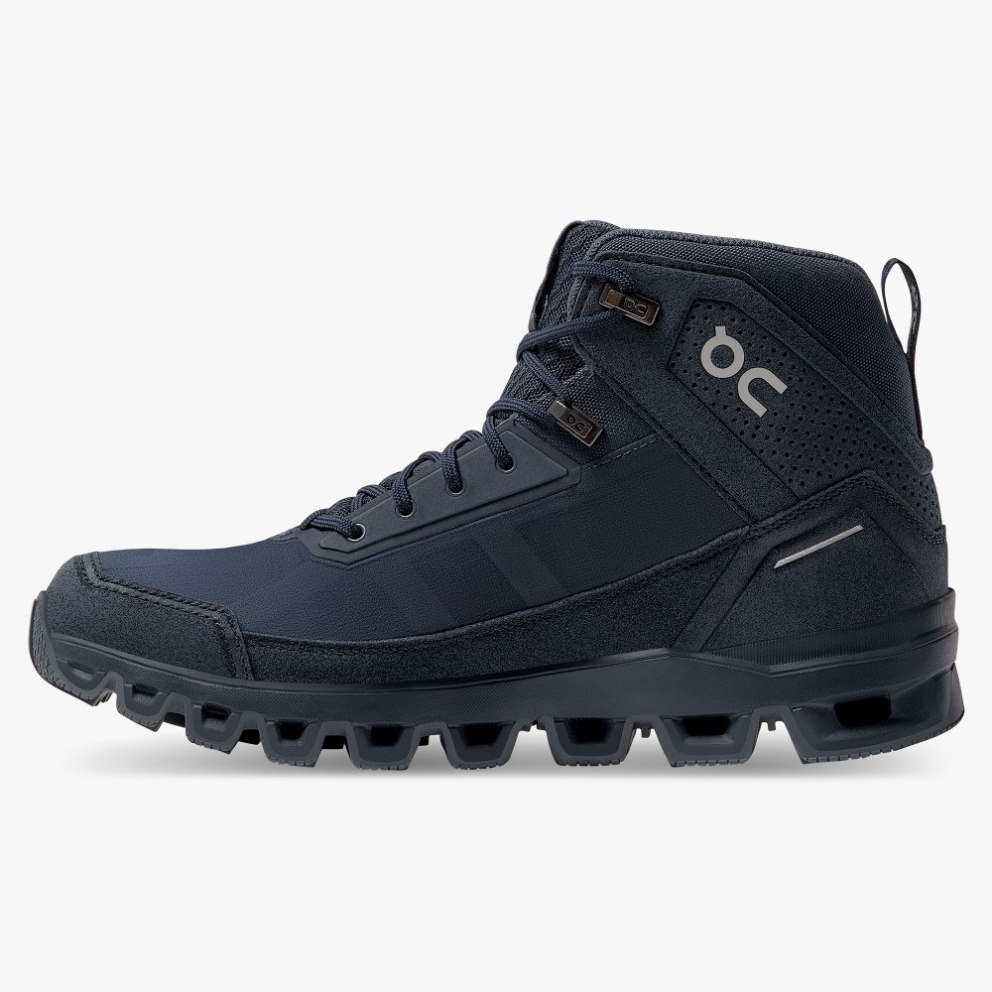 On Cloudridge Women's Hiking Boots Navy | GKD067-CA