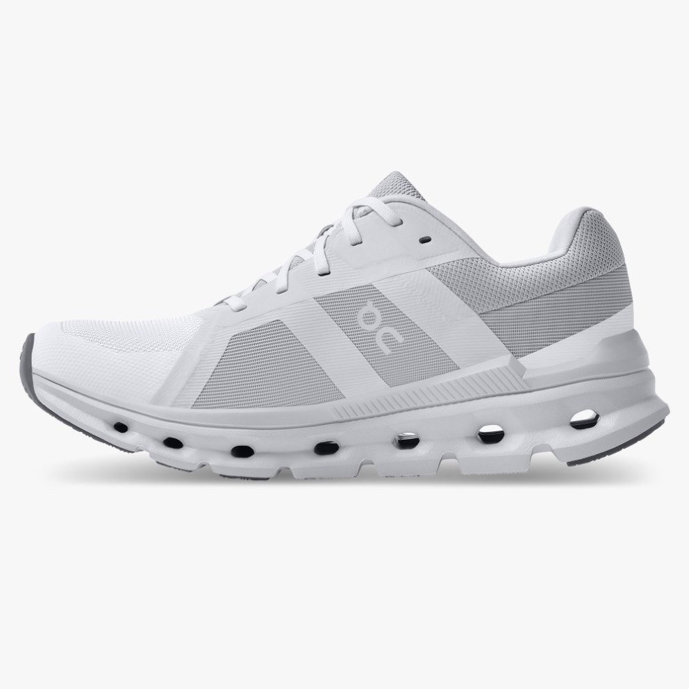 On Cloudrunner Wide Women's Running Shoes White | SIC860-CA