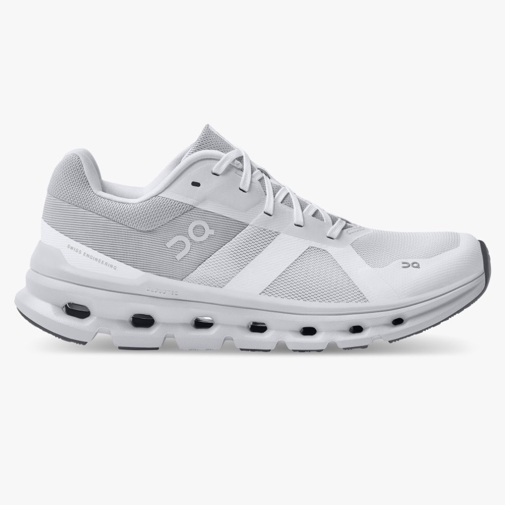 On Cloudrunner Wide Women\'s Running Shoes White | SIC860-CA