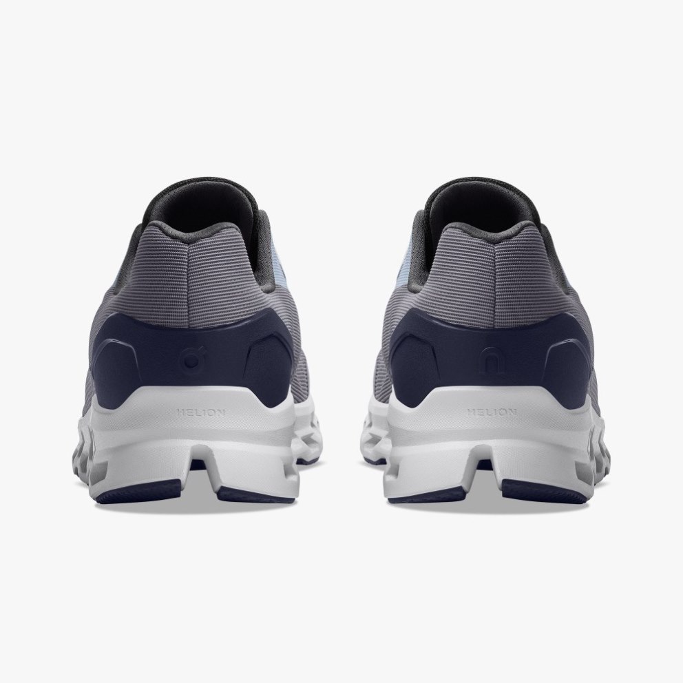 On Cloudstratus Men's Running Shoes Grey | CXG716-CA