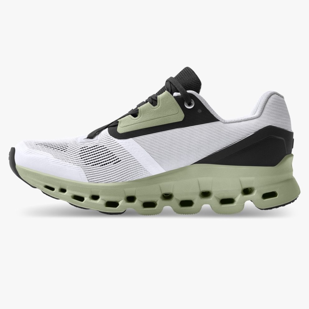 On Cloudstratus Women's Running Shoes White / Mint | XBS163-CA