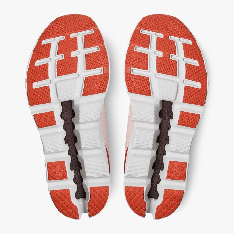 On Cloudstratus Women's Running Shoes Rose | YAC387-CA