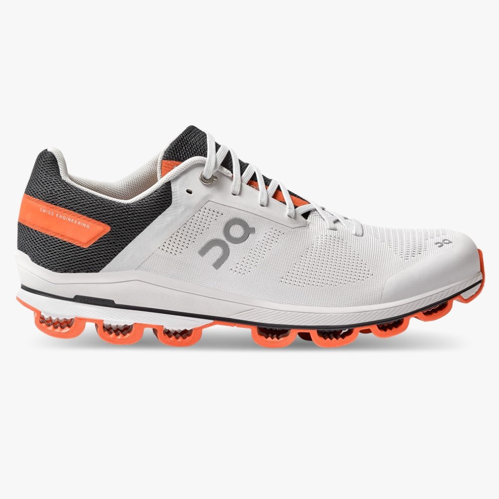 On Cloudsurfer 6 Men\'s Running Shoes White / Black | WHL196-CA