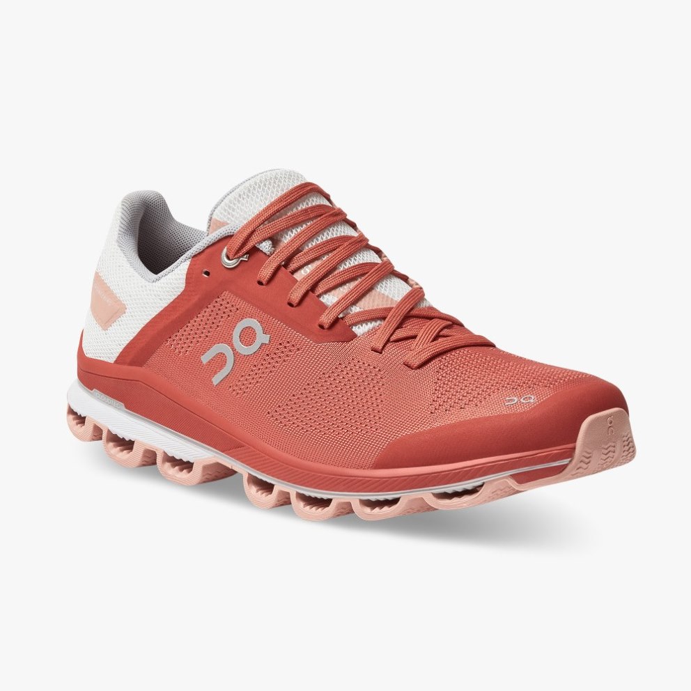 On Cloudsurfer 6 Women's Running Shoes Rose / White | DLU568-CA