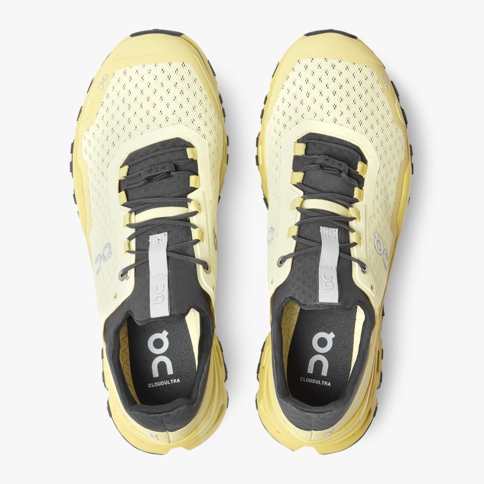 On Cloudultra Men's Hiking Shoes Lemon | OBL536-CA