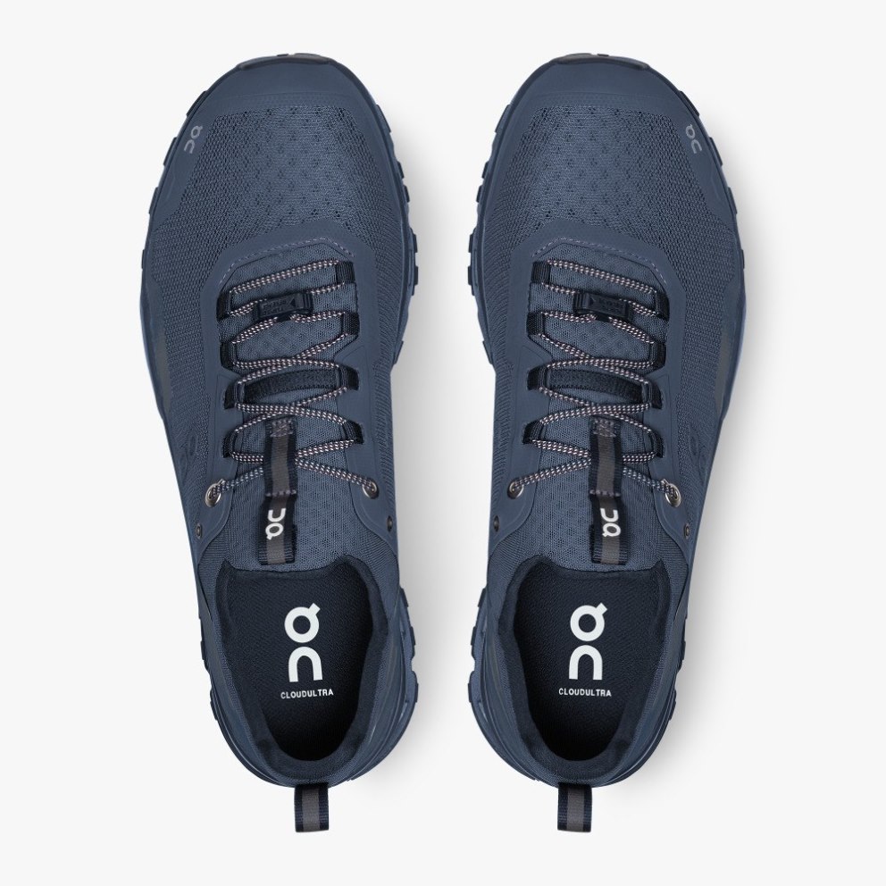 On Cloudultra Nite Men's Hiking Shoes Navy | YZJ735-CA