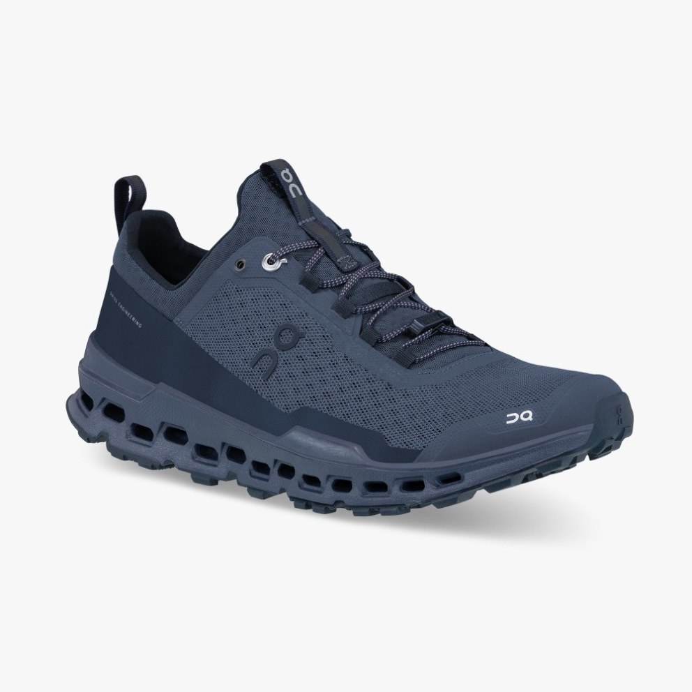 On Cloudultra Nite Men's Hiking Shoes Navy | YZJ735-CA
