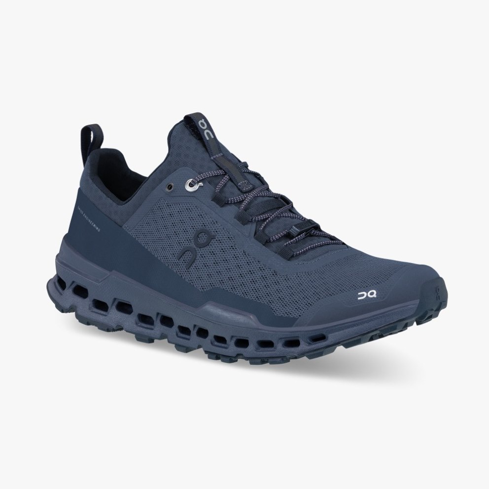 On Cloudultra Nite Women's Hiking Shoes Navy | OAT615-CA