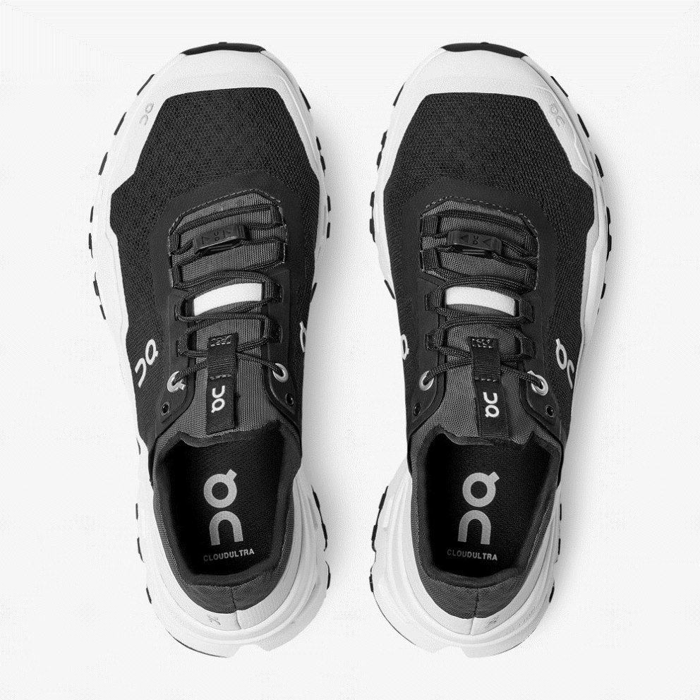 On Cloudultra Women's Hiking Shoes Black / White | VUG905-CA