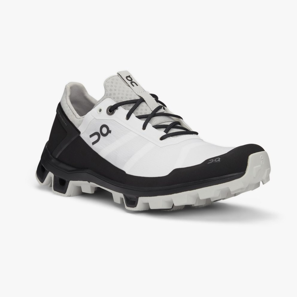 On Cloudventure Peak Women's Hiking Shoes White / Black | EYK807-CA