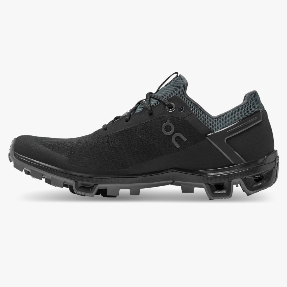 On Cloudventure Peak Women's Hiking Shoes Black | LPN483-CA