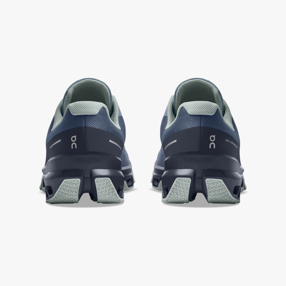 On Cloudventure Waterproof Women's Hiking Shoes Navy | VGH128-CA