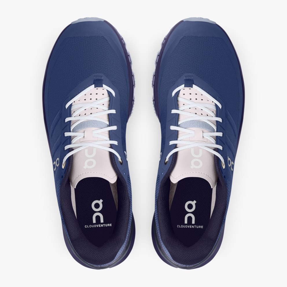 On Cloudventure Women's Hiking Shoes Navy | PTY013-CA