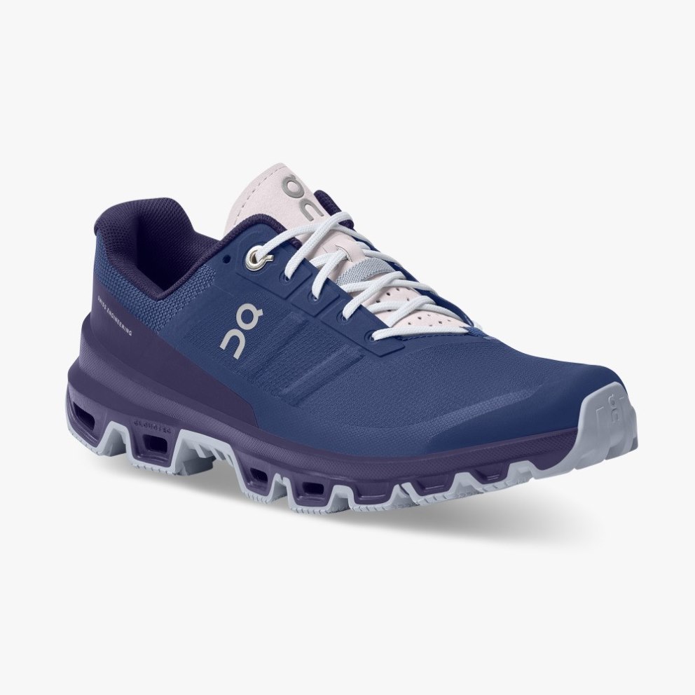 On Cloudventure Women's Hiking Shoes Navy | PTY013-CA