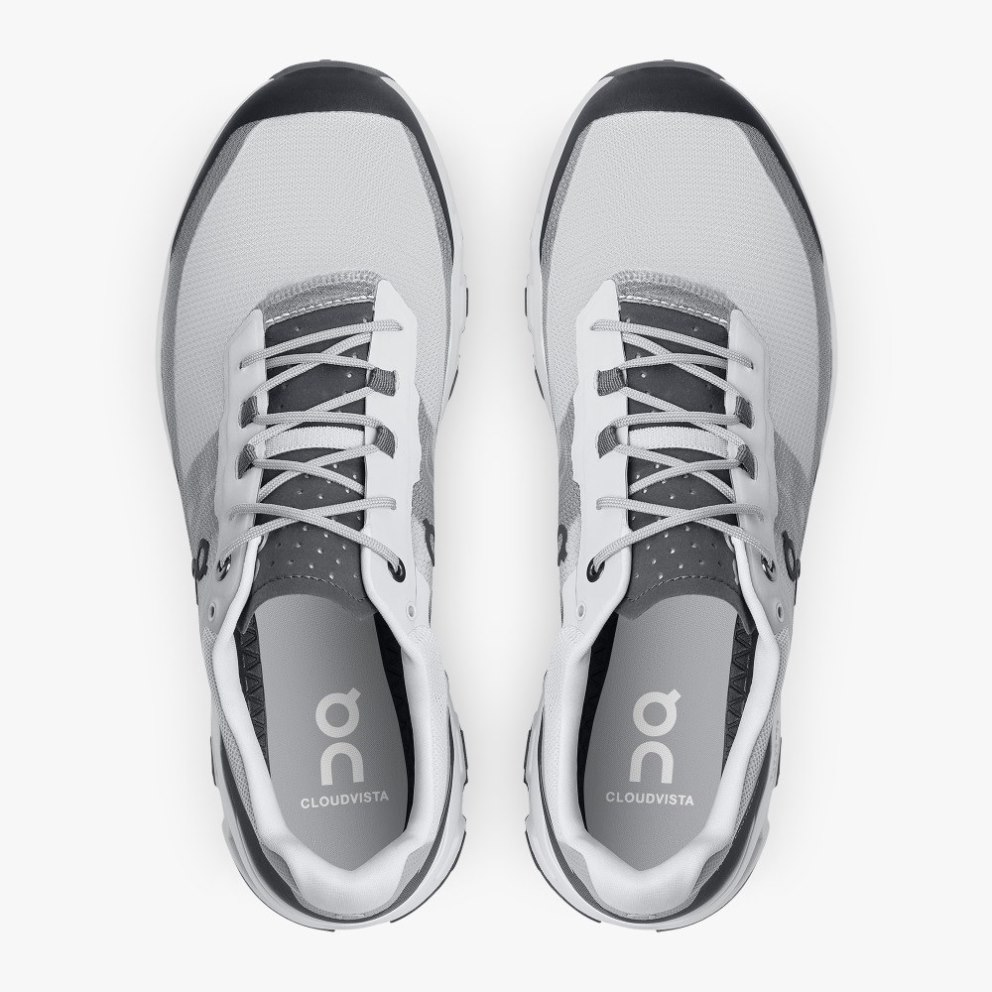 On Cloudvista Men's Hiking Shoes White / Black | VCL145-CA