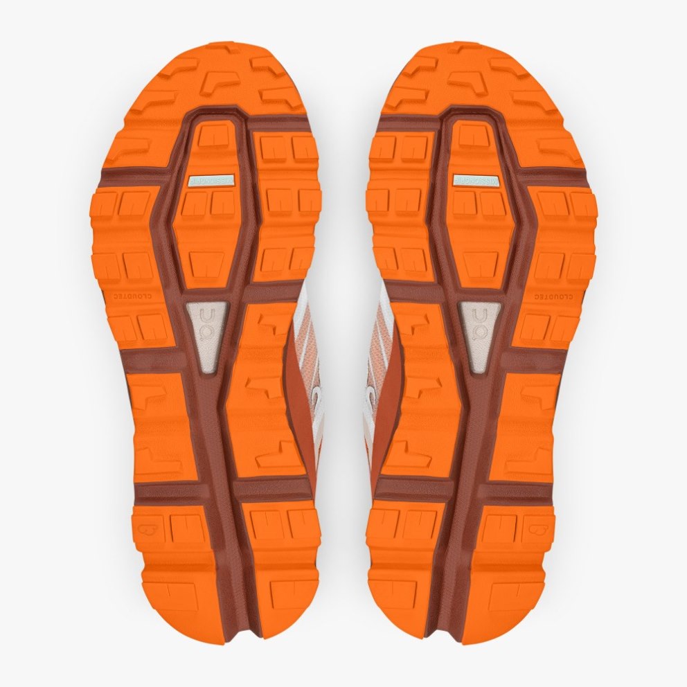 On Cloudvista Women's Hiking Shoes White / Orange | OVM564-CA