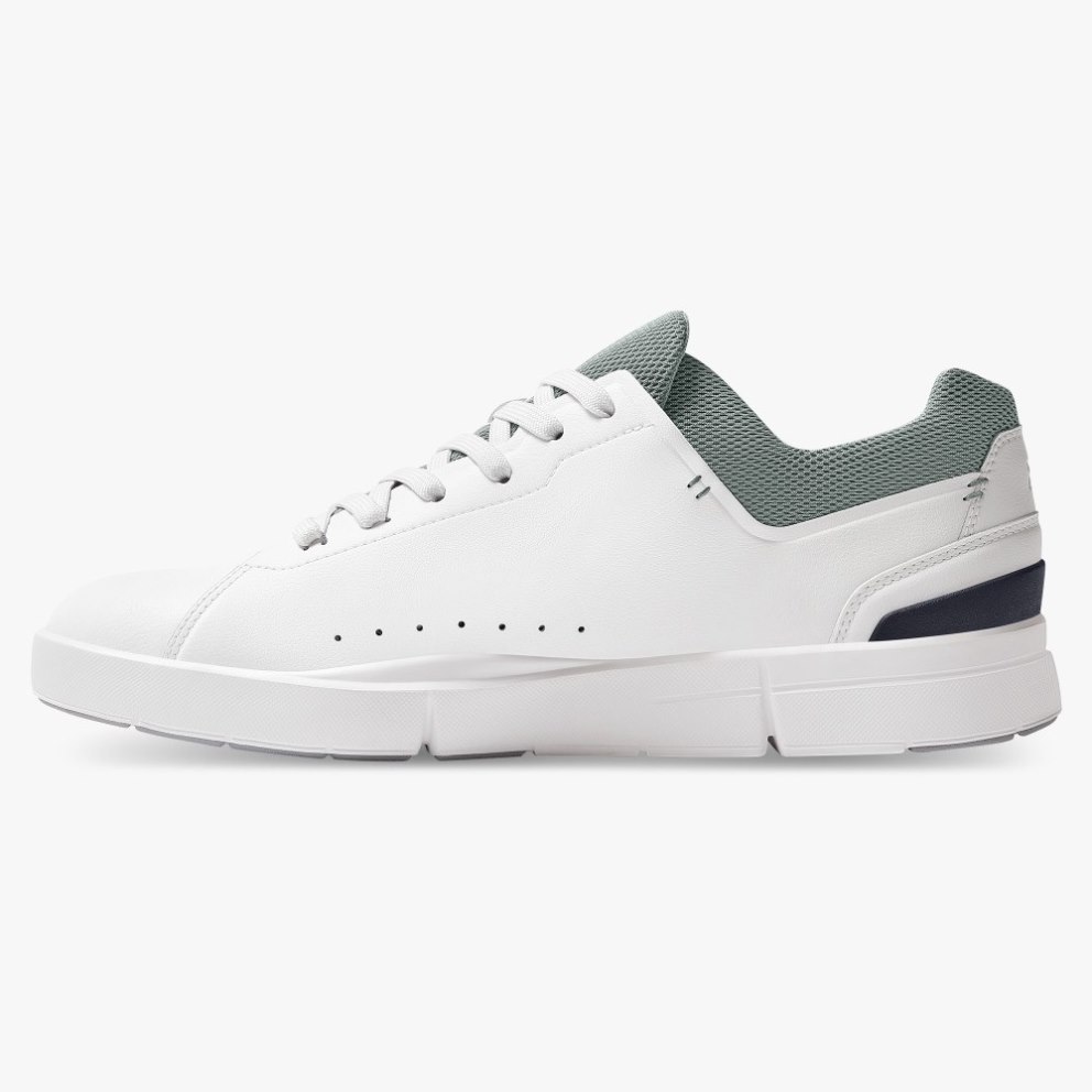 On Cloud THE ROGER Advantage Men's Sneakers White / Olive | HWX970-CA
