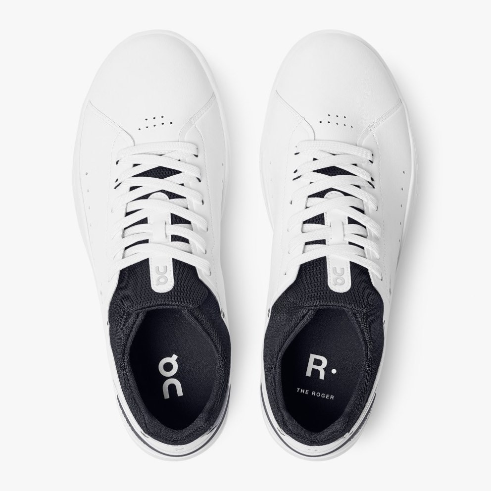 On Cloud THE ROGER Advantage Men's Sneakers White / Black | INK769-CA