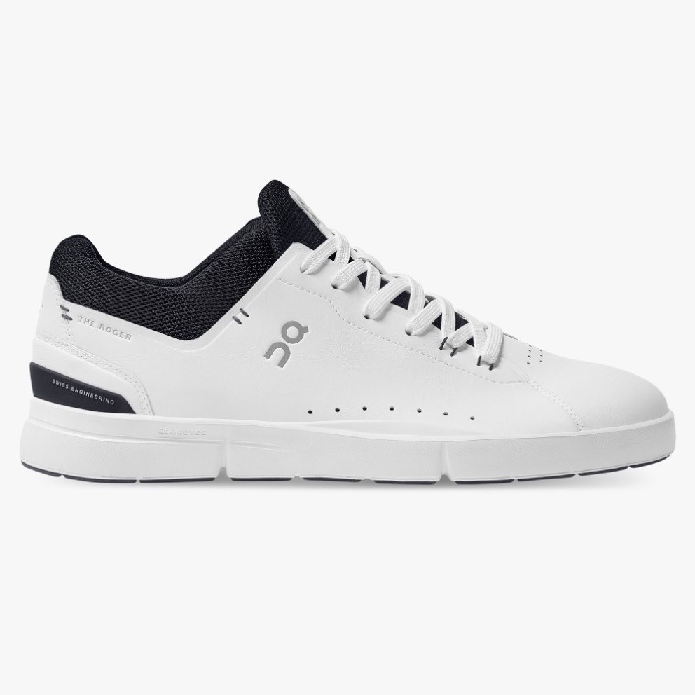 On Cloud THE ROGER Advantage Men\'s Sneakers White / Black | INK769-CA