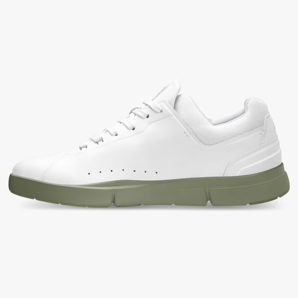 On Cloud THE ROGER Advantage Men's Sneakers White / Olive | NRM162-CA