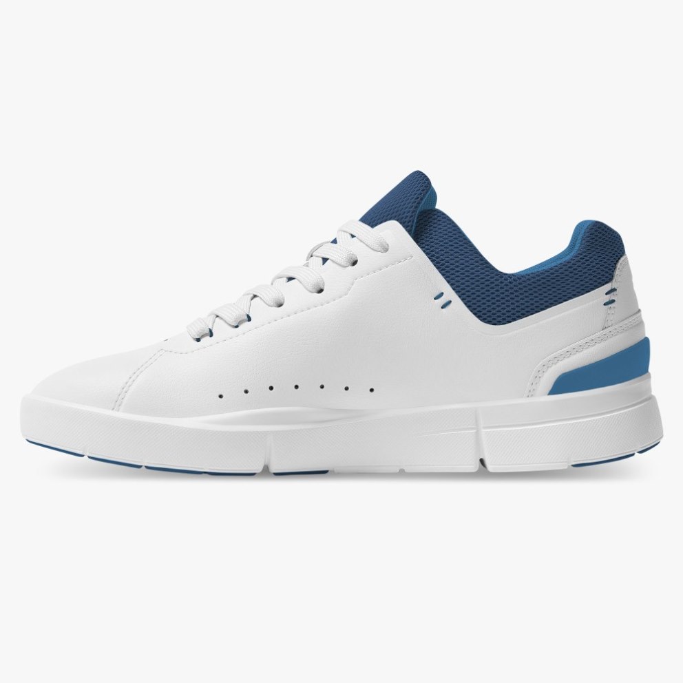 On Cloud THE ROGER Advantage Men's Sneakers White / Blue | QLN963-CA
