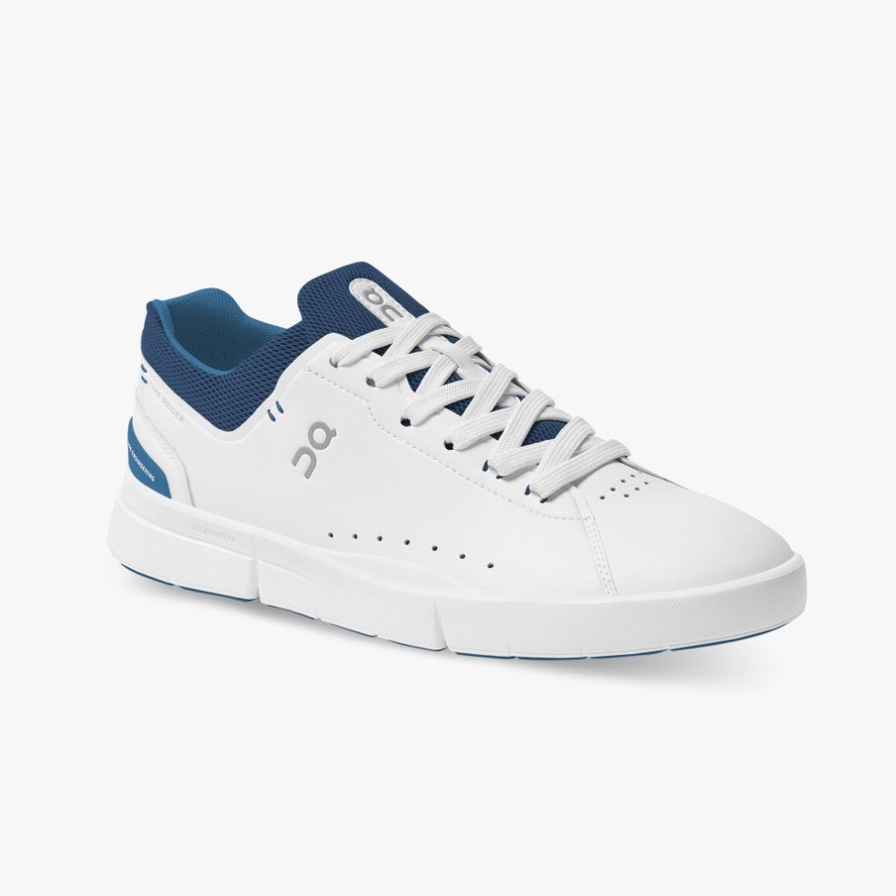 On Cloud THE ROGER Advantage Men's Sneakers White / Blue | QLN963-CA
