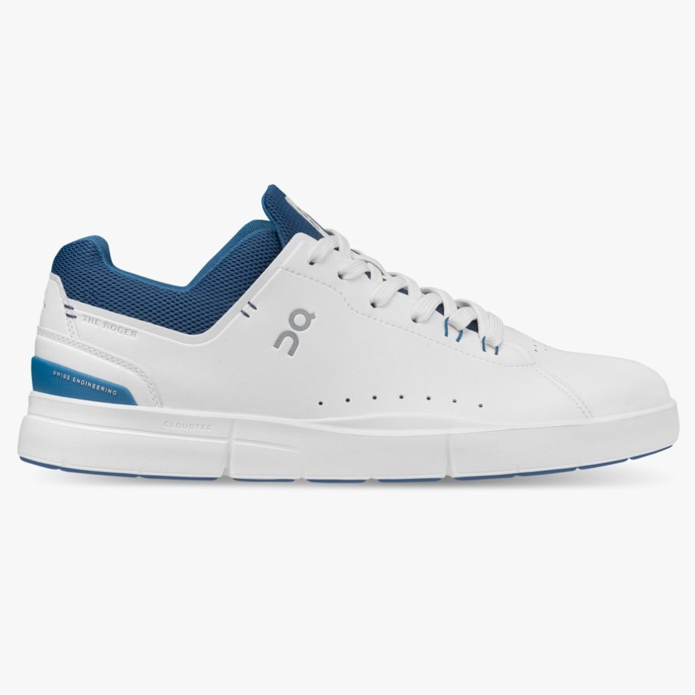 On Cloud THE ROGER Advantage Men\'s Sneakers White / Blue | QLN963-CA