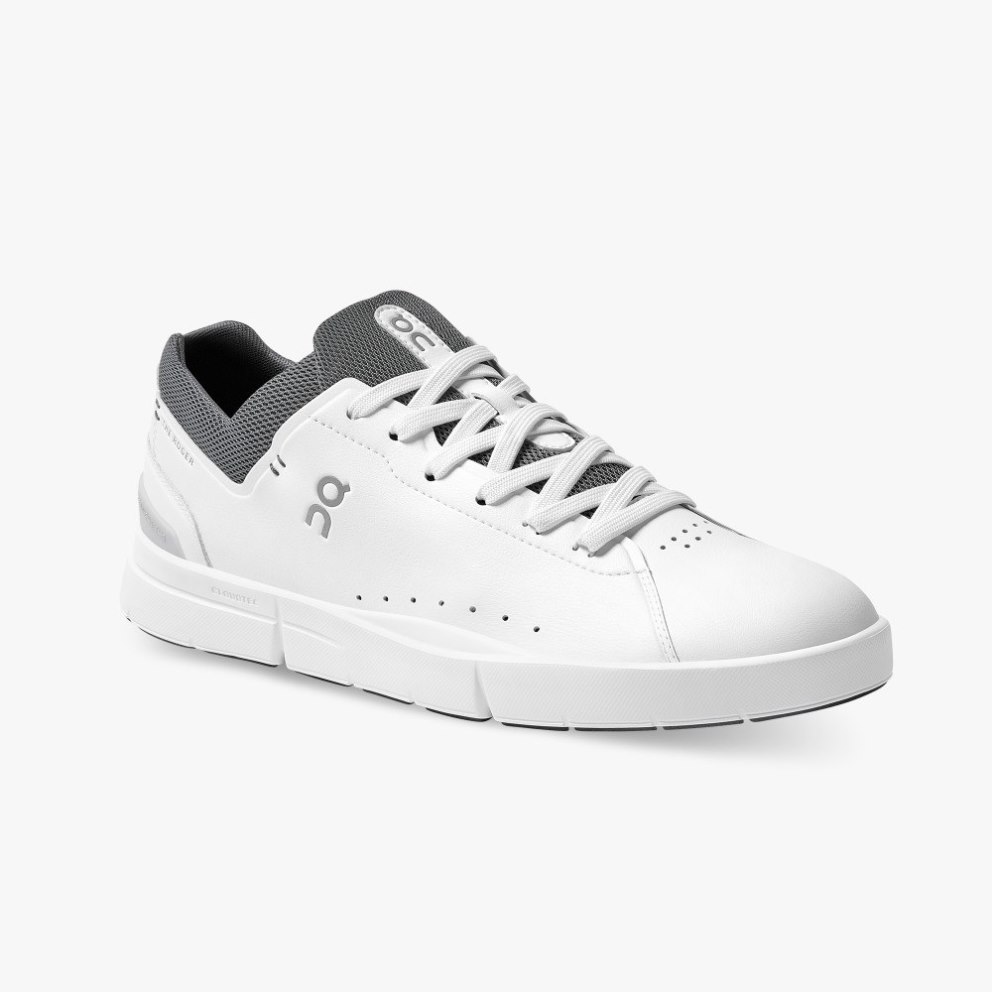 On Cloud THE ROGER Advantage Men's Sneakers White / Black | TSA670-CA