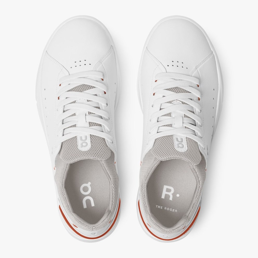 On Cloud THE ROGER Advantage Men's Sneakers White / Light Grey | UIG953-CA