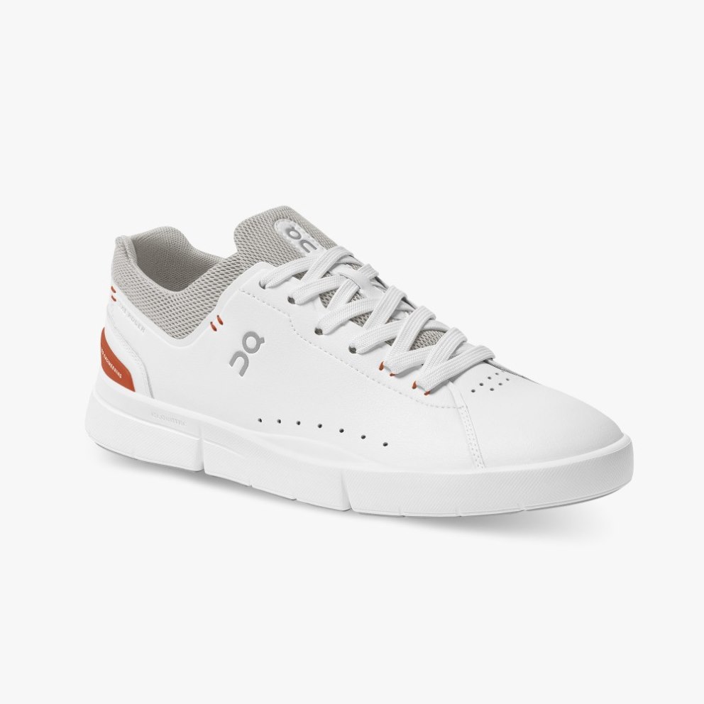On Cloud THE ROGER Advantage Men's Sneakers White / Light Grey | UIG953-CA