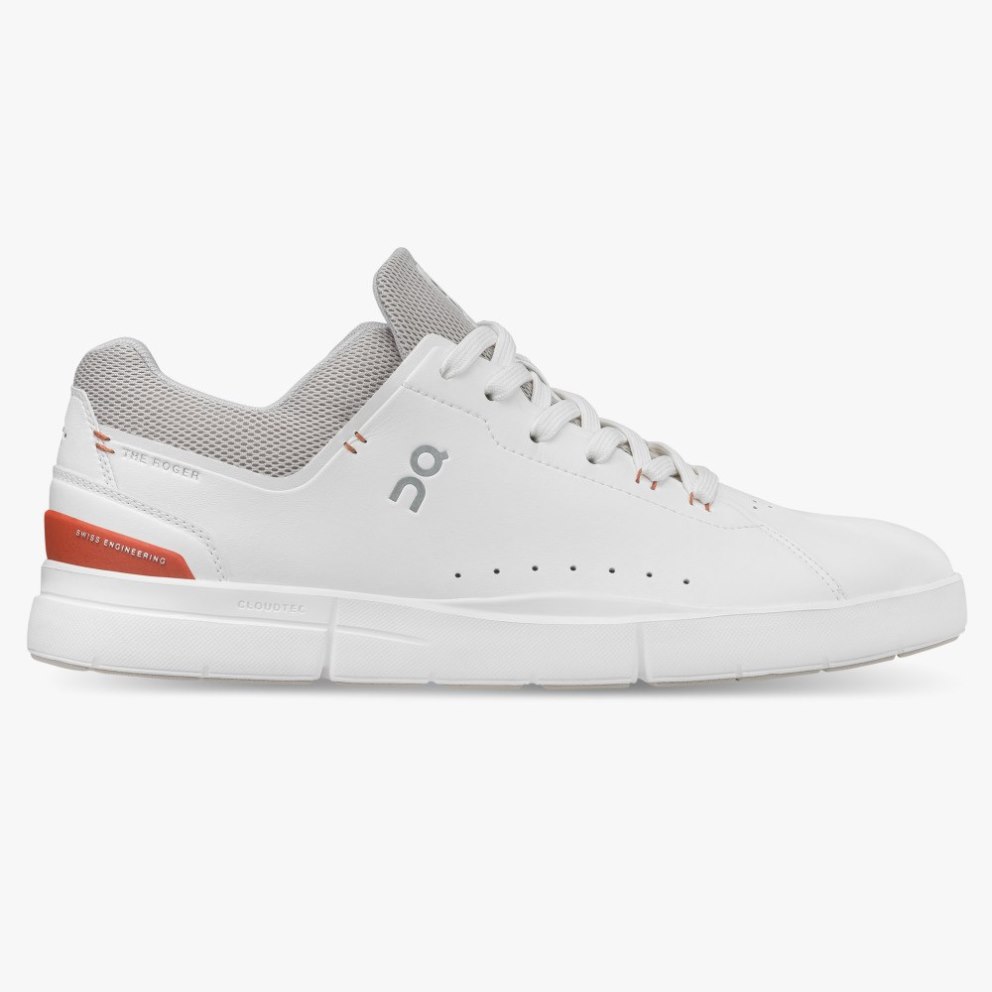 On Cloud THE ROGER Advantage Men\'s Sneakers White / Light Grey | UIG953-CA