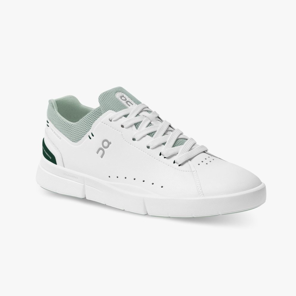 On Cloud THE ROGER Advantage Women's Sneakers White / Mint | DYZ913-CA