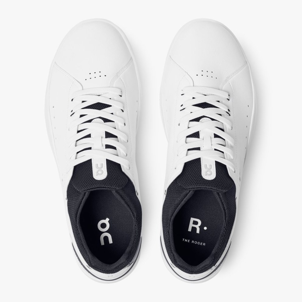 On Cloud THE ROGER Advantage Women's Sneakers White / Black | HVL704-CA