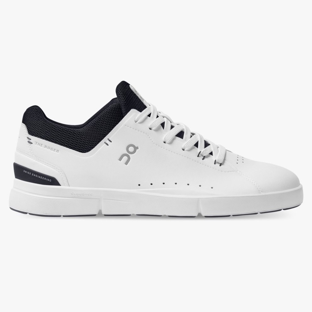 On Cloud THE ROGER Advantage Women\'s Sneakers White / Black | HVL704-CA