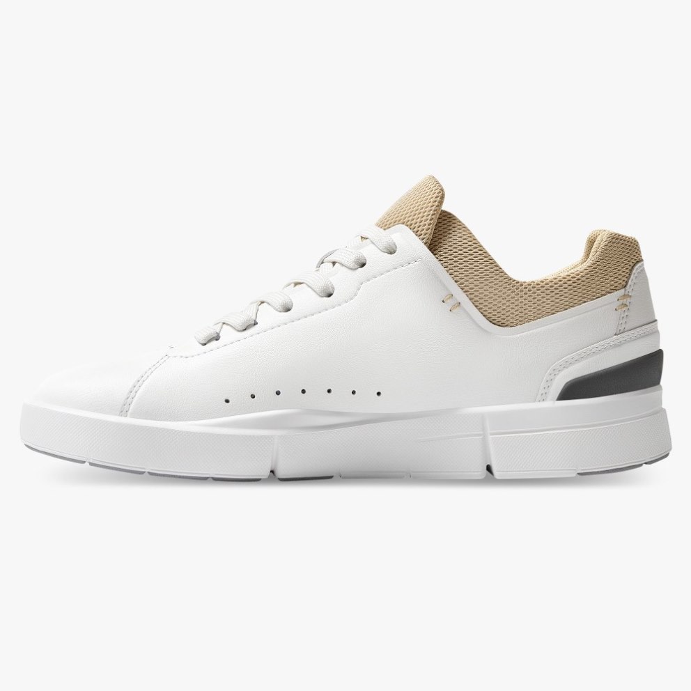 On Cloud THE ROGER Advantage Women's Sneakers White / Khaki | IMW057-CA