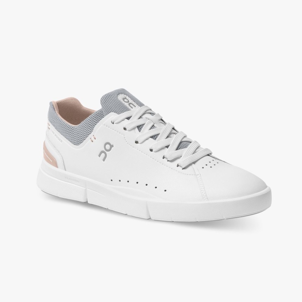On Cloud THE ROGER Advantage Women's Sneakers White / Light Grey | JXI438-CA