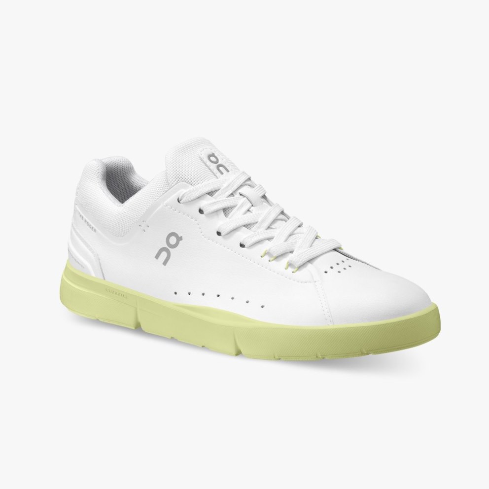 On Cloud THE ROGER Advantage Women's Sneakers White / Lemon | OMF402-CA