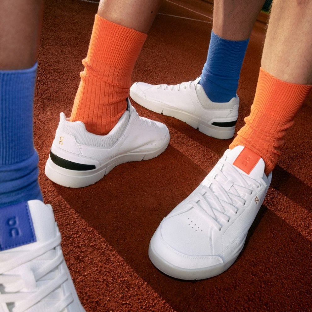 On Cloud THE ROGER Centre Court Men's Sneakers White | HGR567-CA