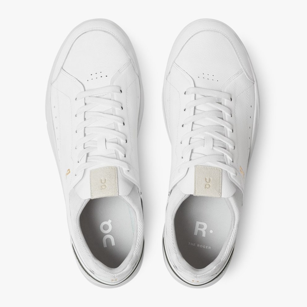On Cloud THE ROGER Centre Court Men's Sneakers White | PYK793-CA