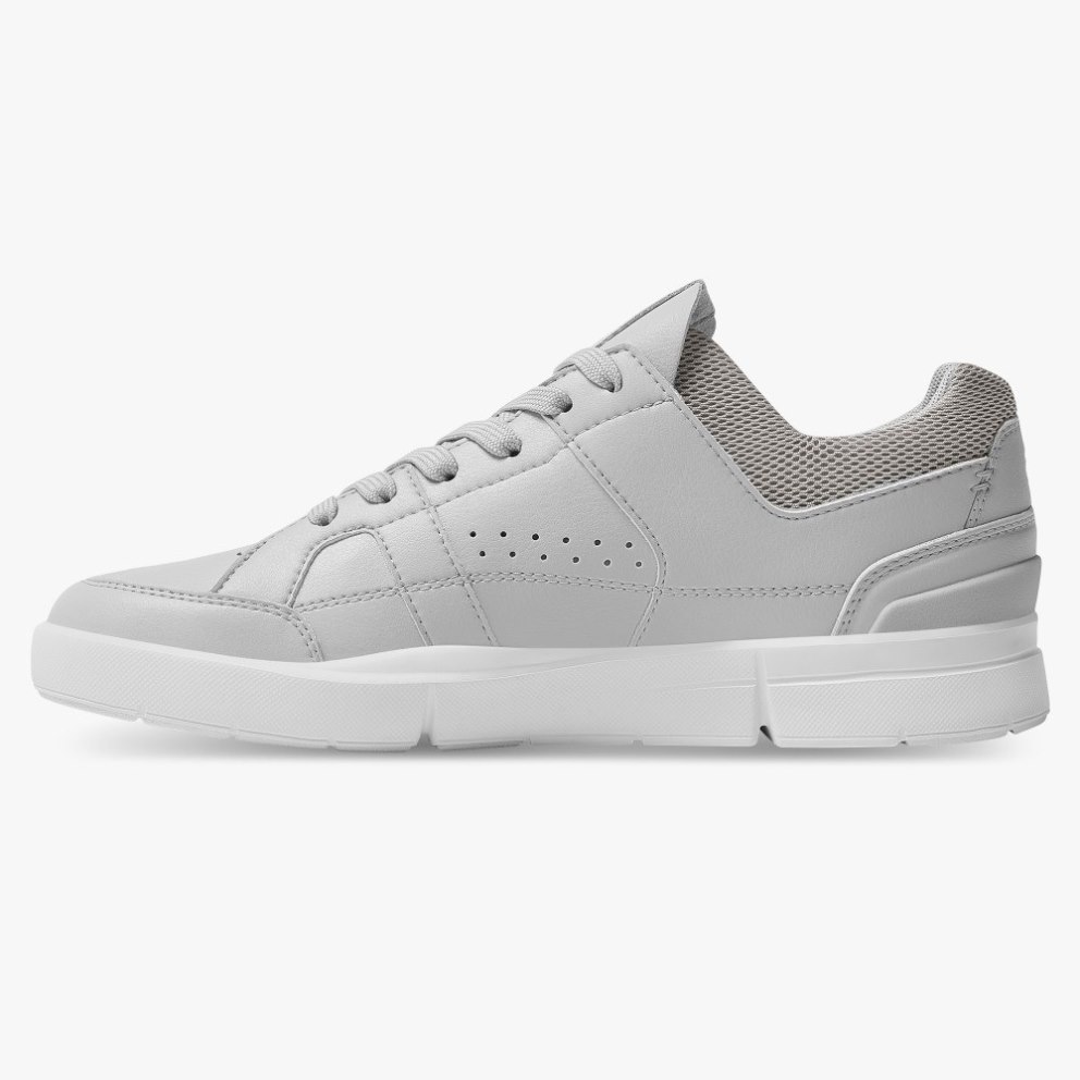 On Cloud THE ROGER Clubhouse Men's Sneakers Light Grey | KGE857-CA