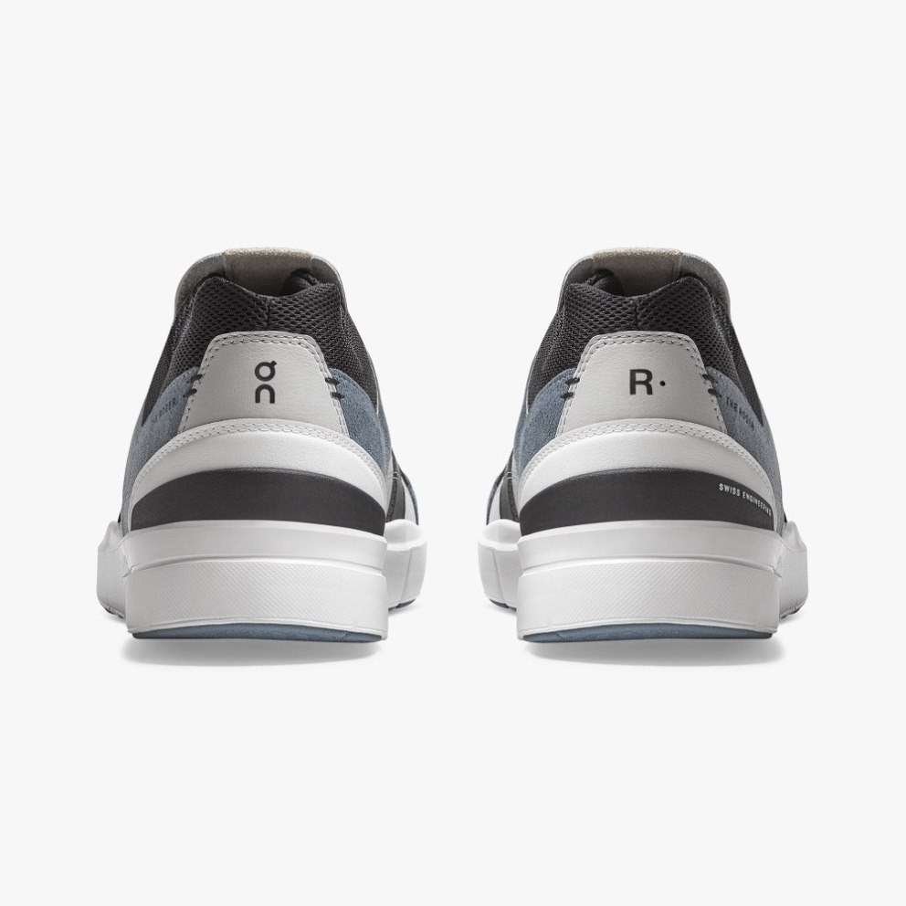 On Cloud THE ROGER Clubhouse Men's Sneakers White / Blue / Black | KQD768-CA