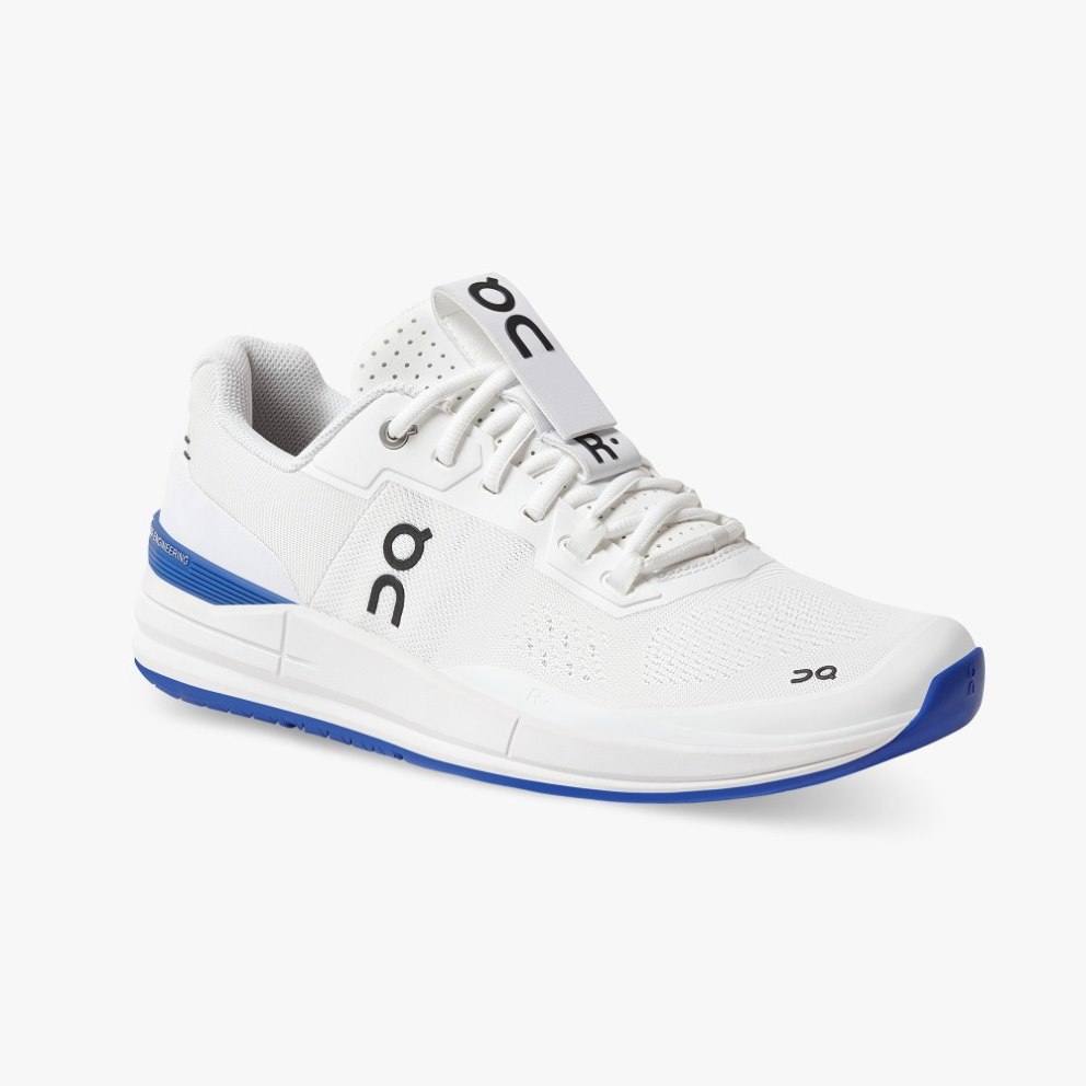 On Cloud THE ROGER Pro Men's Training Shoes White / Blue | EMS012-CA